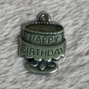 Tiny Birthday Cake Charm